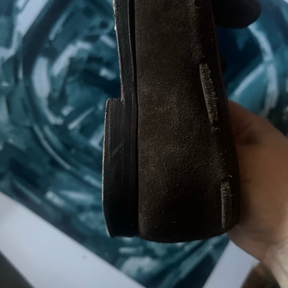 Crockett & Jones Brown Suede Tassel Loafers 9.5D - Picture 10 of 12